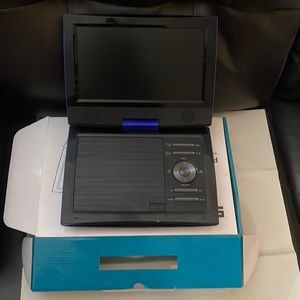 Brand new blue portable video player